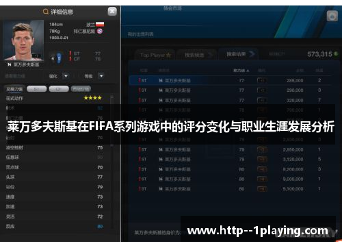 莱万多夫斯基在FIFA系列游戏中的评分变化与职业生涯发展分析 莱万多夫斯基在FIFA系列游戏中的评分变化与职业生涯发展分析