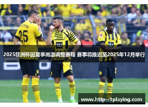 2025非洲杯因夏季高温调整赛程 赛事将推迟至2025年12月举行